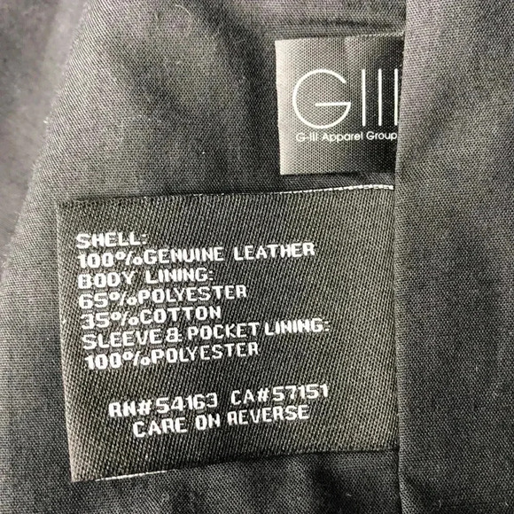 Black Rivet- Band Collar Leather Moto Jacket - Picture 12 of 12